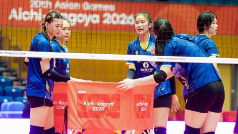 Bóng chuyền nữ Việt Nam ra quân ASIAD 2026, mục tiêu vào tứ kết